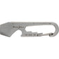 Carabiner Key Clip,Silver,1-11/16 in