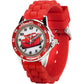 Buy now Disney Pixar Cars Kids' Time-Teaching Watch – Lightning McQueen Design with Red Silicone Strap, Easy-to-Read Dial, and Adjustable Fit for Wrists 5.5" to 8" at indiglob india