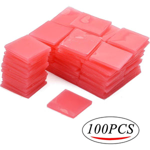 100pcs 2 * 2cm Diamond Painting Glue Clay Diamond Paiting Cement DIY Cross-Stitch Embroidery Tools, Red - My Store