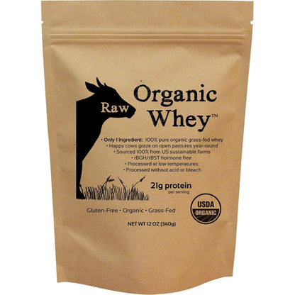 Protein Powder, Grass Fed, Happy Healthy Cows, Undenatured, Hormone Free, Non-GMO, Gluten Free, Unflavored, Unsweetened Protein, 12 oz