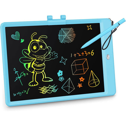KOKODI LCD Writing Tablet, Gifts for 3 Years Old Boys and Girls，10 Inch Colorful Doodle Board Drawing Tablet, Erasable Reusable Electronic Drawing Pads, Educational and Learning Toys for Kids