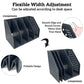 Buy now Sutekus Collapsible File Holder Desk Organizer File Folder Holder Organizer for Desk Office Home Organization, 4 Compartments (Black) at indiglob india