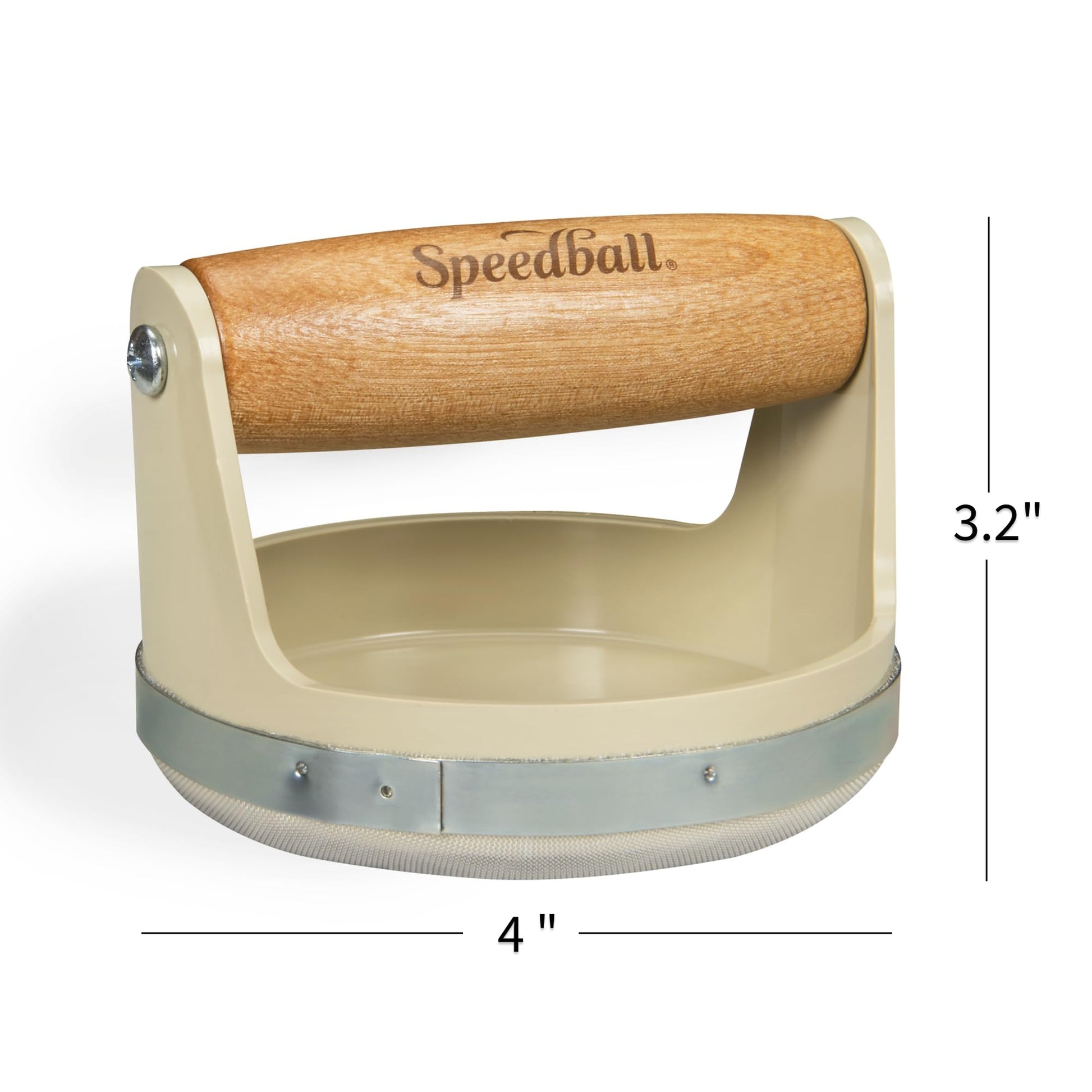 Buy now Speedball Block Printing Baren - Comfortable Wooden Handle, Made in the USA - 4 Inches (4139) at indiglob india