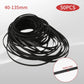 Recorder Rubber Belt - Cassette Recorder Repair Maintenance Mix Flat Cassette Tape Machine Rubber Belts 40-135 MM (50PCS) (Width 4MM)