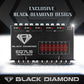 Buy now Black Diamond EQ7LS 7-Band Stereo Equalizer/Crossover Pre Amp Equalizer Car Audio EQ with Front Rear + Sub Output at indiglob india