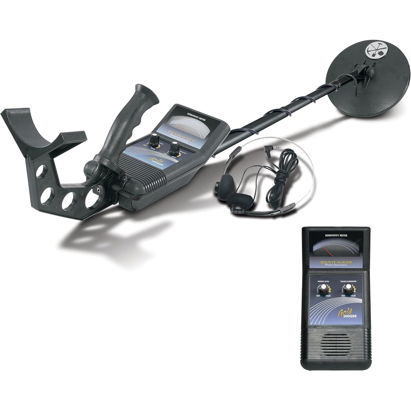 Bounty Hunter Gold Digger Kids Metal Detector – Lightweight Beginner Metal Detector for Treasure Hunting Coins, Jewelry, Relics & Gold – Waterproof Coil, Trash Eliminator – Made in USA