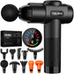 Buy now TOLOCO Massage Gun, Deep Tissue Back Massage for Athletes for Pain Relief, Percussion Massager with 10 Massages Heads & Silent Brushless Motor, Valentines Day Gifts for Him Her, Black at indiglob india