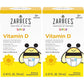 Zarbee's Vitamin D Drops for Infants, 400IU (10mcg) Baby & Toddler Liquid Supplement, Newborn & Up, Dropper Syringe Included, 0.47 Fl Oz