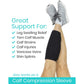 Vive Calf Brace - Adjustable Shin Splint Support - Lower Leg Compression Wrap Increases Circulation, Reduces Muscle Swelling - Calf Sleeve for Men and Women - Pain Relief (Black)
