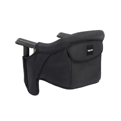 Inglesina Fast Table Chair, Navy - Portable Baby High Chair - for Babies & Toddlers up to 37 lbs - Collapsible Design - Fits Tables 0.8'' to 3.5'' Thick - Compact & Easy to Use - Travel Bag Included