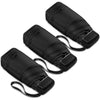LEAGERA Mini Umbrella - Compact, Waterproof Travel Umbrella for Light Rain, Suitable for Women's Purse and Pocket - 03.Black-3Pack