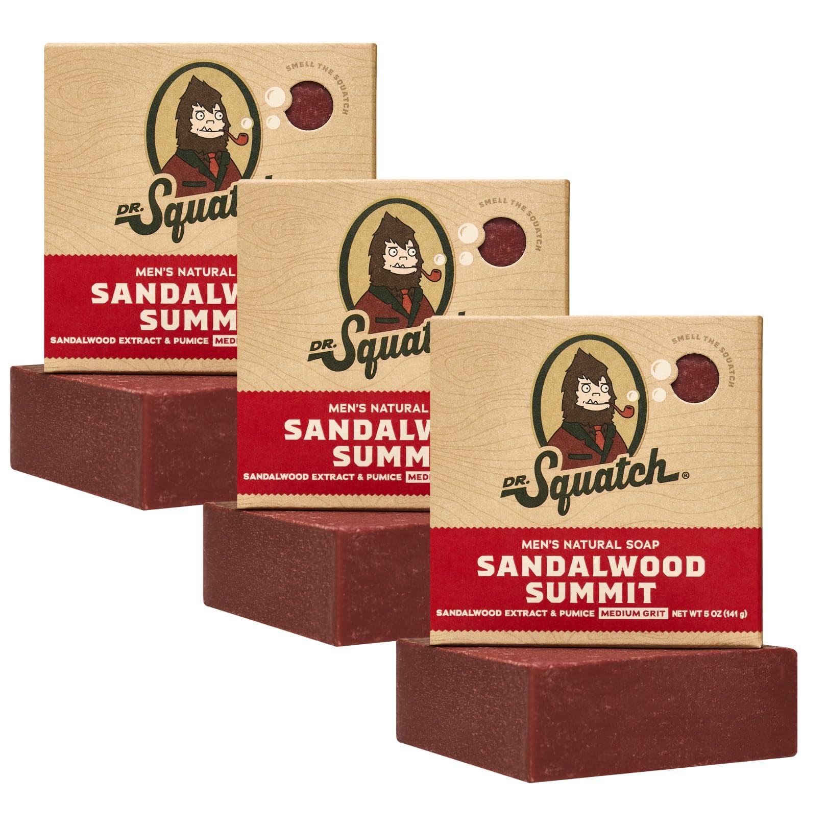 Buy now Dr. Squatch Natural Men’s Bar Soap - Cold Process Body Soap Bar with Natural Oils - Gifts for Men - Pine Tar (5 oz, 3-Pack) at indiglob india