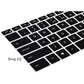 CaseBuy Keyboard Cover for Dell XPS 13 9300 9310 13.4 inch Touchscreen, Dell XPS 13 Accessories, Ultra Thin Silicone Protective Skin, Black