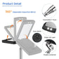 Buy now Frienda 2 Pieces Lighted Telescoping Inspection Mirror Flexible Retractable LED Automotive Extension Round Dental Mirror with Light Pickup Tools Valentine Birthday Gift for Men, Husband, Father at indiglob india