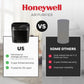 Buy now Honeywell PowerPlus HEPA Air Purifier for Home, 968 Ft?ý Rooms in 1 hour, Reduces Allergens, Dust, Pollen, Smoke, Pet Dander, Odors, Black, HPA3100 at indiglob india