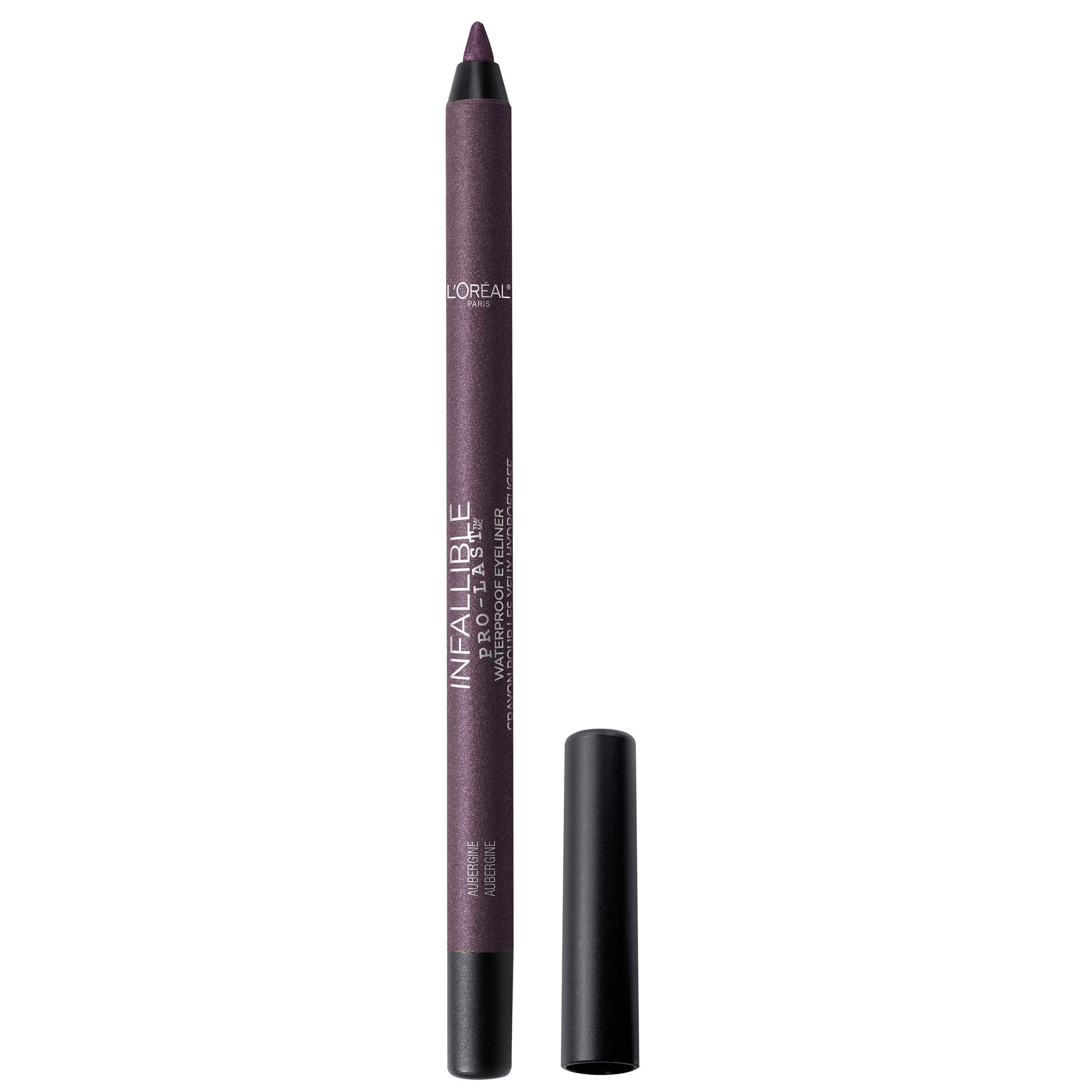 Buy now L'Oreal Paris Makeup Infallible Pro-Last Pencil Eyeliner, Waterproof and Smudge-Resistant, Glides on Easily to Create any Look, Black, 0.042 oz., 1 Count Aubergine 1 Count (0.042 Ounce each) at indiglob india