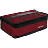 Aosbos Small Insulated Lunch Bag - Compact Lunch Box for Portion Control, Work & Office, Grey - Wine Red