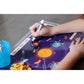 Learn Planet Names and Facts – Made in USA - Front and Back Activities-Solar System Educational Placemat for Kids - Waterproof, Washable, Durable, Reusable – by Tot Talk – 11.5” x 17.5”