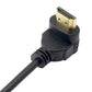 Right AngleHDMI Coiled Cable,90° Down Angle HDMI Male to HDMI Male Spring Spiral Cable Support 3D 1080P YOUCHENG for Camera, Monitor