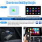 Buy now CarlinKit Wired CarPlay Dongle Android Auto for Car Radio with Android System Version 4.4.2 and Above, Install The AutoKit App in The Car System, Dongle Connect The Car's AutoKit App to get CarPlay at indiglob india