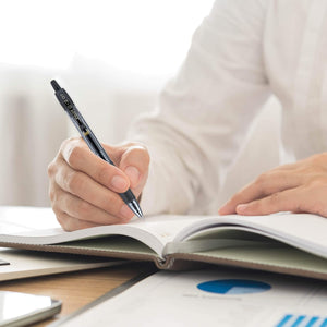 Pilot G2 07 Black Fine Retractable Gel Ink Pen Rollerball 0.7mm Nib Tip 0.39mm Line Width Refillable BL-G2-7 (6)