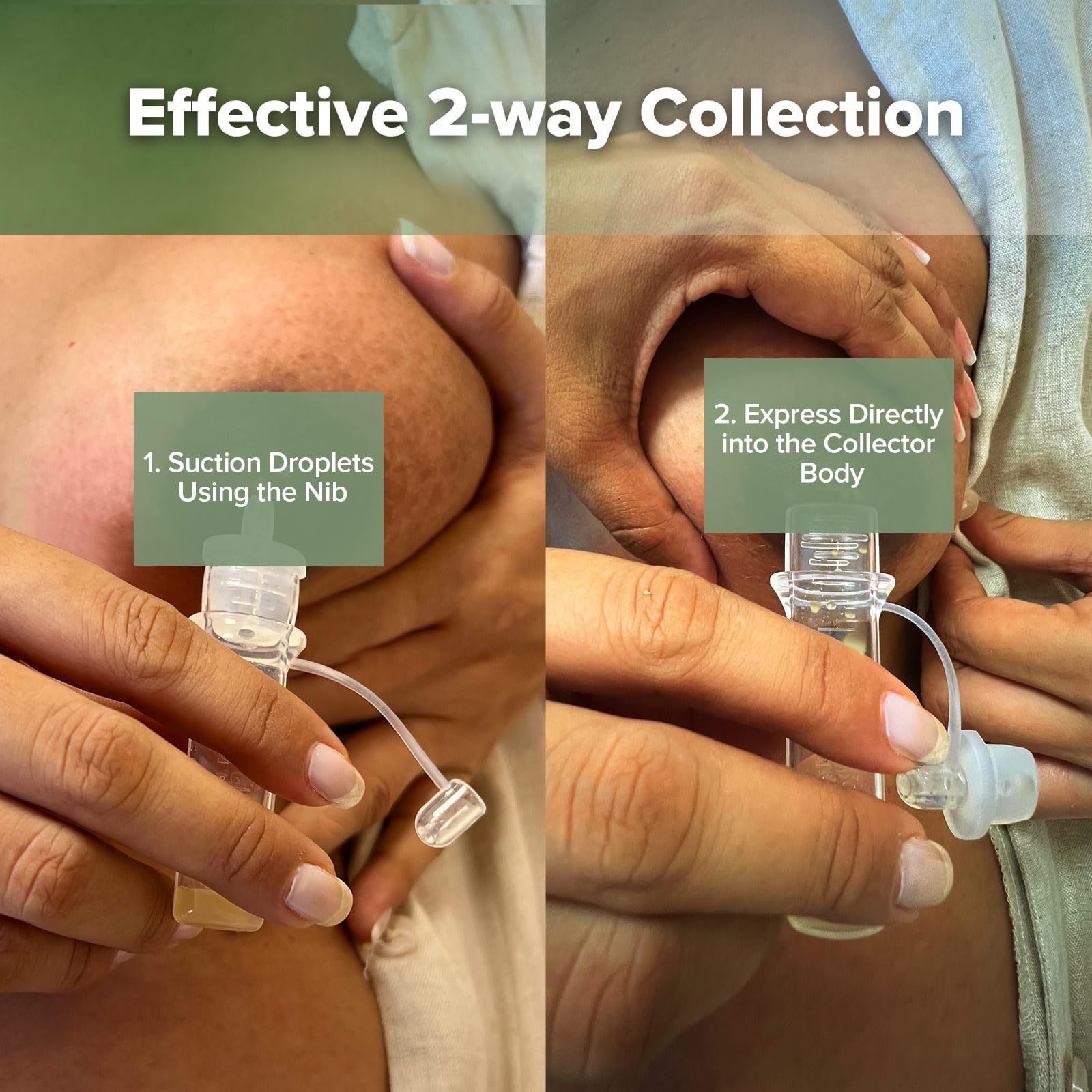 Buy now haakaa Colostrum Collector Kit Breast Milk Collector with Cotton Cloth Wipe and Storage Case, Ready-to-Use, Reusable, 4ml/6pcs at indiglob india