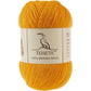 TEHETE 100% Merino Wool Yarn for Knitting 3-Ply Luxury Warm Soft Lightweight Crochet Yarn(Ginger,1Ball)