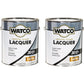 Buy now Watco 63141 Lacquer Clear Wood Finish, Quart, Semi-Gloss Clear Gallon (Pack of 2) Satin Clear Brush at indiglob india