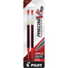 Pilot, Precise V5 RT Liquid Ink Refills, Extra Fine Point 0.5 mm, Black, Pack of 2 - Red