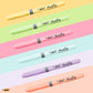 BIC Highlighter Grip Pastel, Highlighter Pens with Adjustable Chisel Tip, Rubber Grip for Extra Comfort, Assorted Colours, Pack of 6