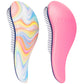 Buy now Crave Naturals Glide Thru Hair Brush - Detangler Brush for Curly, Straight, Wet or Dry Hair - Gentle Detangling Brushes for Adults, Kids, Toddlers - Hair Accessories for Women, 7.5x3" - Pink 2 Pack (Regular) Soft Hazy Swirl & Pink at indiglob india
