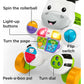 Fisher-Price Baby to Toddler Toy, Learn with Me Zebra Walker with Educational Music Lights & Activities for Infants Ages 6+ Months