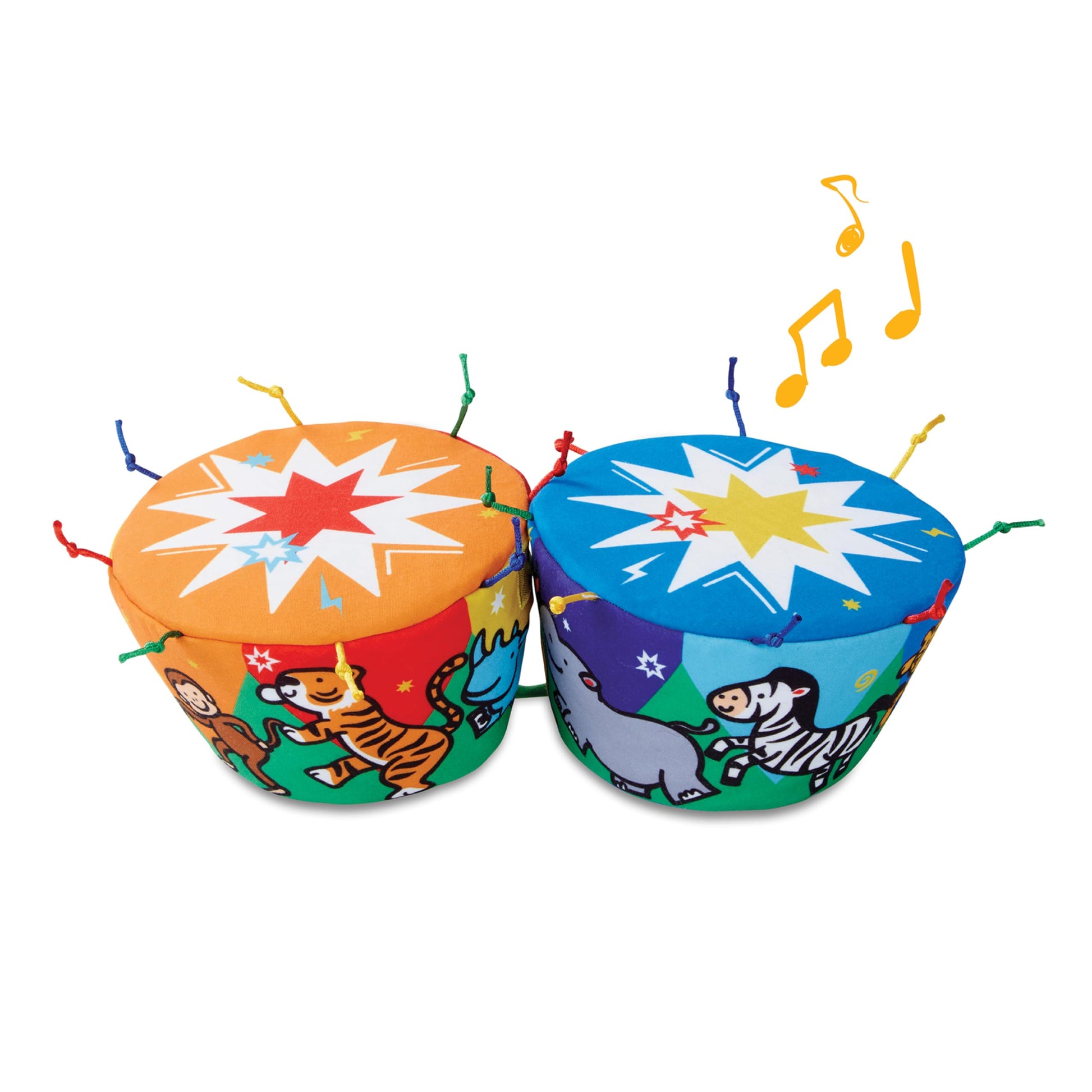 Buy now Melissa & Doug K's Kids Bongo Drums Soft Musical Instrument, Multicolor, 1 EA at indiglob india