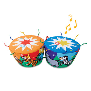 Buy now Melissa & Doug K's Kids Bongo Drums Soft Musical Instrument, Multicolor, 1 EA at indiglob india