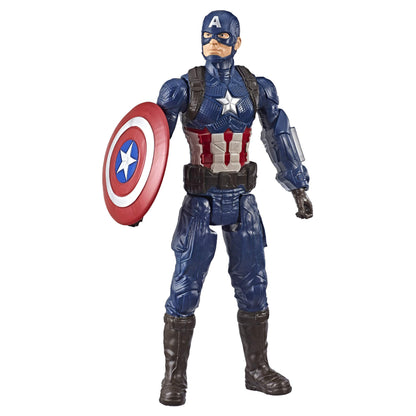Buy now Marvel Avengers: Endgame Titan Hero Series Captain America 12"-Scale Super Hero Action Figure Toy with Titan Hero Power Fx Port at indiglob india