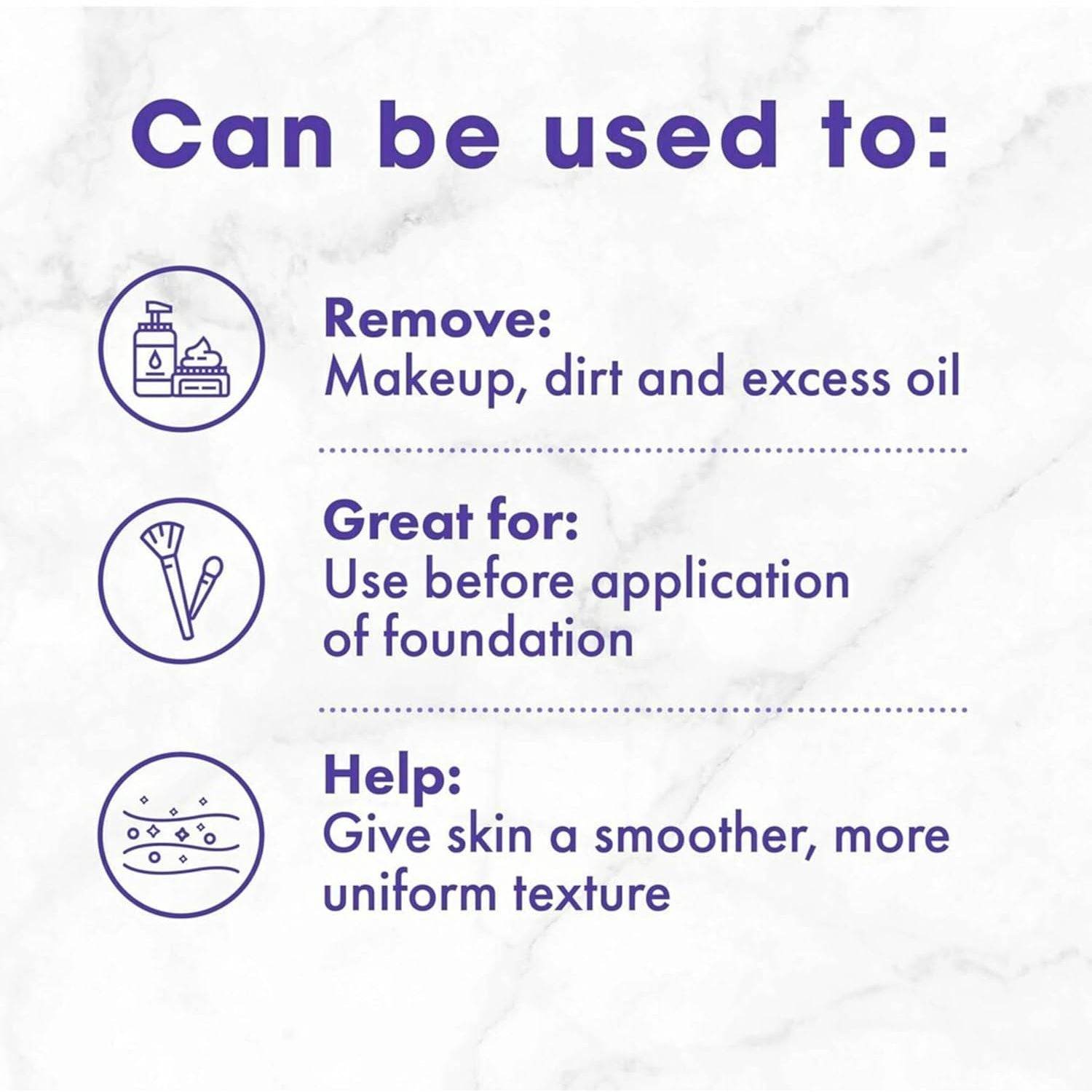 Buf-Puf Gentle Facial Sponge, Dermatologist Developed, Removes Deep Down Dirt & Makeup That Causes Breakouts and Blackheads, Reusable, Exfoliating, 1 Count - My Store
