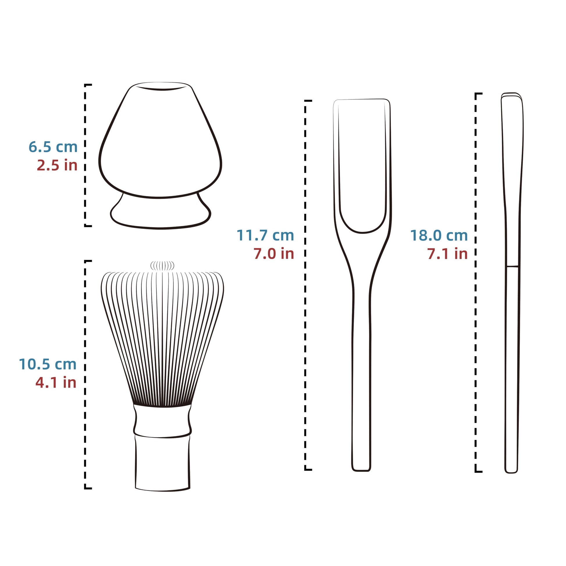 Buy now TEANAGOO MA-01 Japanese Matcha Ceremony Accessory, Matcha Whisk (Chasen), Traditional Scoop (Chashaku), Tea Spoon, Whisk Holder, The Perfect Set to Prepare a Traditional Cup of Matcha.… at indiglob india