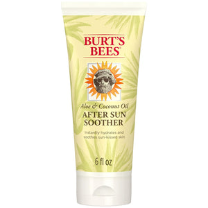 Burt's Bees After Sun Lotion with Hydrating Aloe Vera & Coconut Oil - Summer Essentials, Sunburn Relief, Natural After Sun Soother, 6 oz
