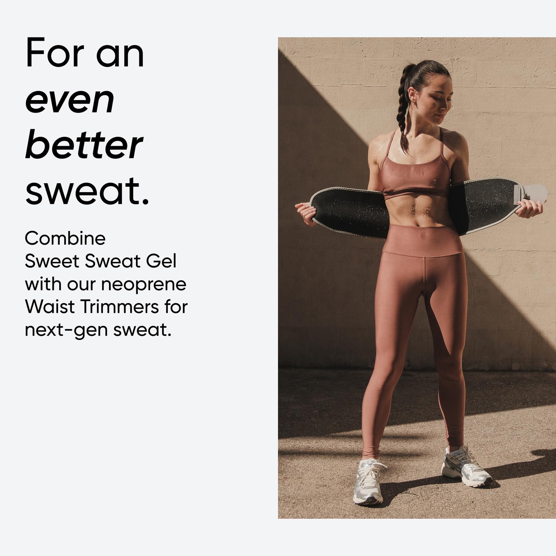 Buy now Sports Research Sweet Sweat Workout Enhancer Roll-On Gel Stick - Sweat Harder and Faster, Helps Promote Water Weight Loss, Use with Sweet Sweat Waist Trimmer at indiglob india