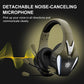 Buy now PHOINIKAS Wireless Gaming Headset for PS4 PS5 PC Switch, Wireless Gaming Over Ear Headphones with Detachable Noise Canceling Mic, 7.1 Stereo Sound, Only 3.5mm Wired Mode for XboxSeires -Dazzle Gold at indiglob india