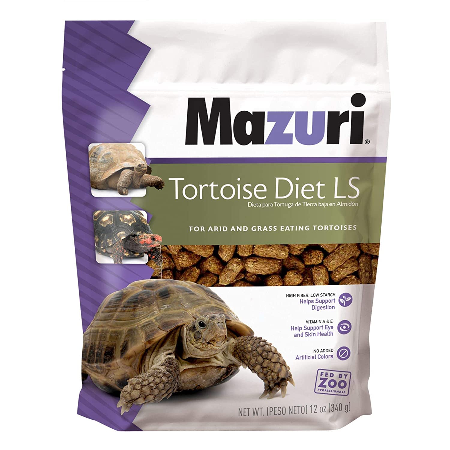 Buy now Mazuri Low Starch Tortoise Diet, for African Spurred/Sulcata, Desert, Egyptian, Galapagos, Gopher, Greek, Leopard, Pancake, Radiated or Yellow-Footed Tortoise, 12 oz at indiglob india