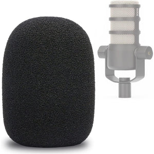 PodMic Pop Filter Foam Cover - Mic Windscreen Wind Cover Customized for Rode PodMic USB Versatile Dynamic Broadcast Microphone to Blocks Out Plosives