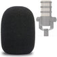 PodMic Pop Filter Foam Cover - Mic Windscreen Wind Cover Customized for Rode PodMic USB Versatile Dynamic Broadcast Microphone to Blocks Out Plosives