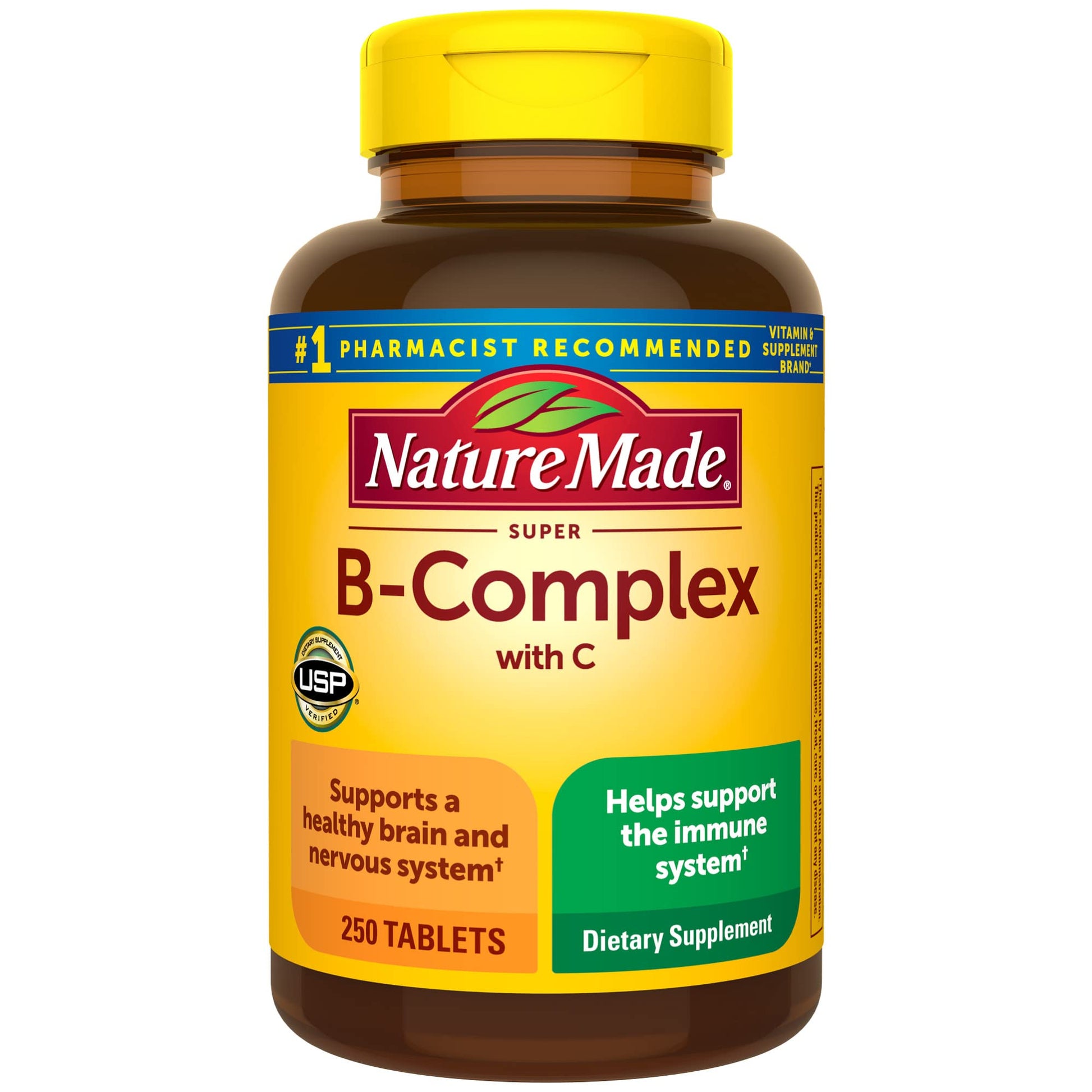 Buy now Nature Made Super B Complex with Vitamin C and Folic Acid, Dietary Supplement for Immune Support, 140 Tablets, 140 Day Supply 250 Count (Pack of 1) at indiglob india