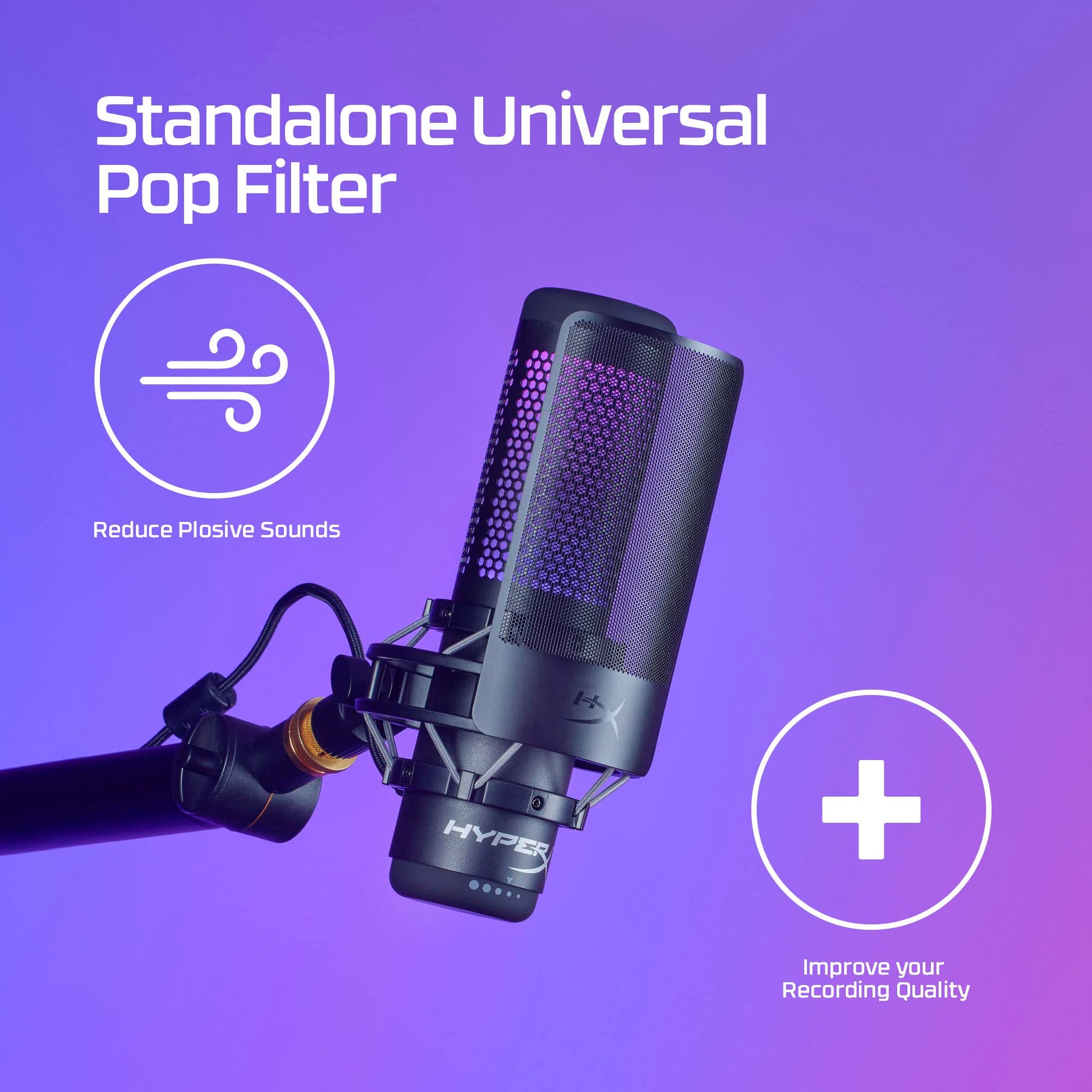 Buy now HyperX Shield Microphone Pop Filter at indiglob india