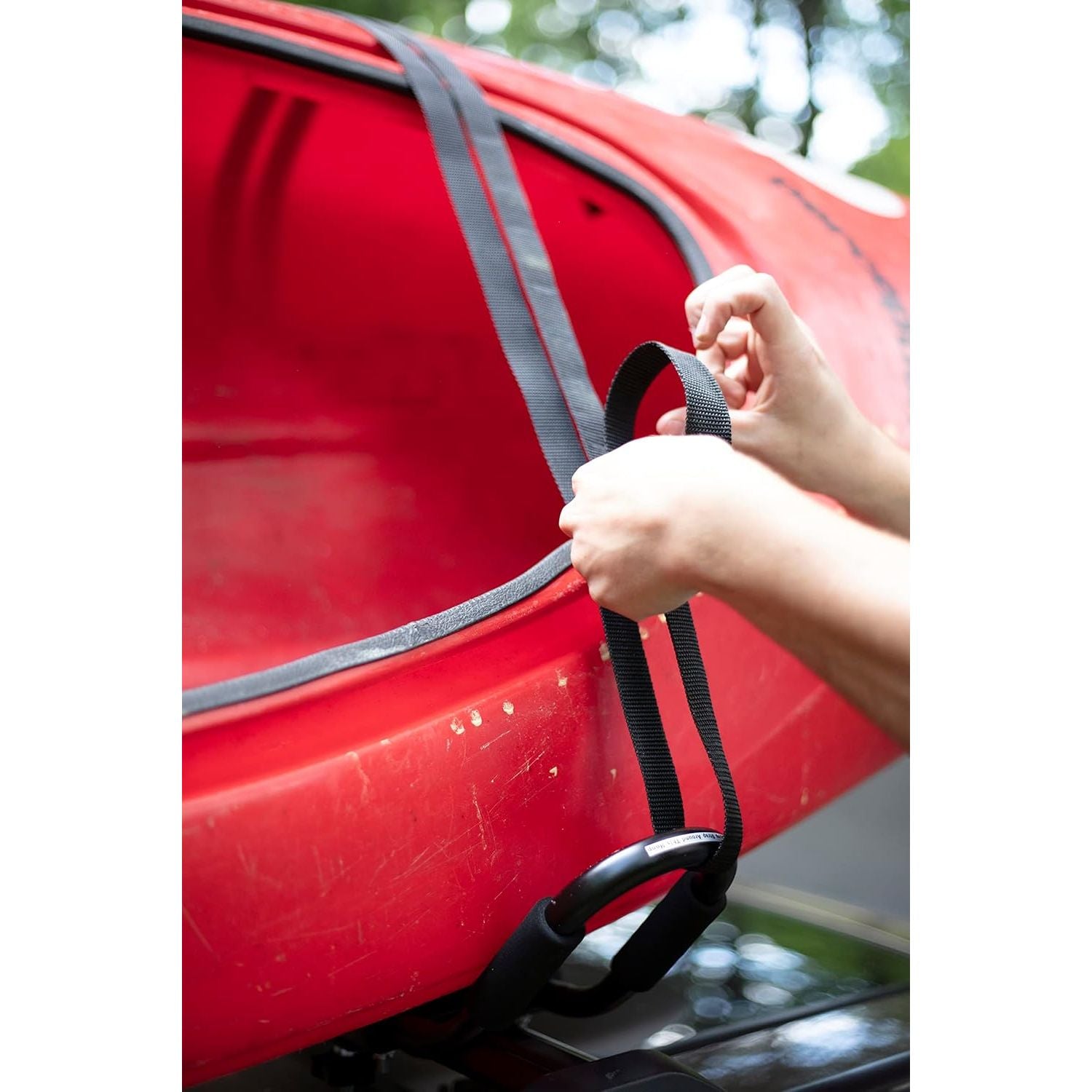 Buy now SCS Direct Kayak Roof Rack Sets - Two Kayak Racks for Cars and SUVs - Universal Fit Carriers Mount on Crossbars for Easy Travel with Kayaks Canoes and Surfboards by PaddleSports+ at indiglob india