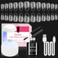 Buy now beetles Gel Polish 2Pcs 15ml Nail Glue Kit for Acrylic Nails, 5 in 1 Super Strong Brush in Nail Gel Glue for False Nails Tips and Gel Nail Polish Led Lamp Required 0-4-Amond Short 504pcs (Etch X Nail Tips Kit) at indiglob india