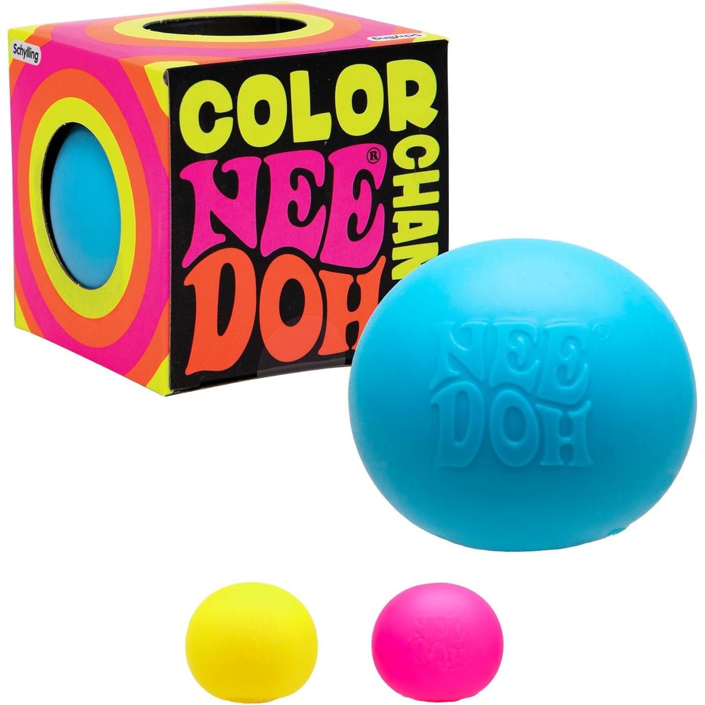 Schylling NeeDoh Color Change - Sensory Fidget Toy - Assorted Colors - Ages 3 to Adult (Pack of 1)