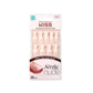 Buy now Kiss Salon Acrylic Nude French Nails 28 Count (Breathtaking) (6 Pack) at indiglob india