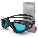 Buy now ZIONOR Swim Goggles, G1 SE Swimming Goggles Anti-Fog for Adult Men Women One Size A5-clear Blue Lens Black Frame at indiglob india